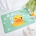 Chính hãng Little Yellow Duck Fail nhung Velvet Cửa dày Thảm phòng tắm gia đình Hấp thụ thảm chống trượt Thảm cửa phòng ngủ - Thảm sàn Thảm sàn