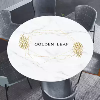 Nordic style round table mat round tablecloth waterproof and oil-proof disposable anti-hot PVC tablecloth coffee table tablecloth tablecloth tablecloth