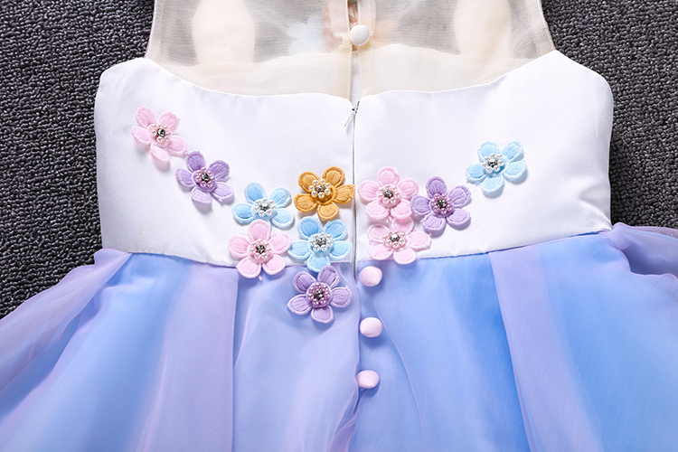 Cô gái mùa hè Váy Ma Baoli Váy Công chúa Kỳ Lân Váy Hoa Cô Gái Váy Halloween Performance Tutu áo vest trẻ em