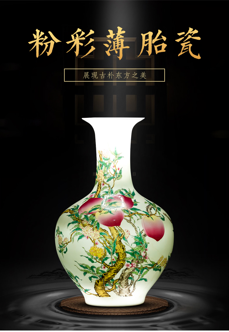 Jingdezhen ceramics, vases, flower arranging Chinese style household furnishing articles, the sitting room porch TV ark, wine ark, adornment porcelain