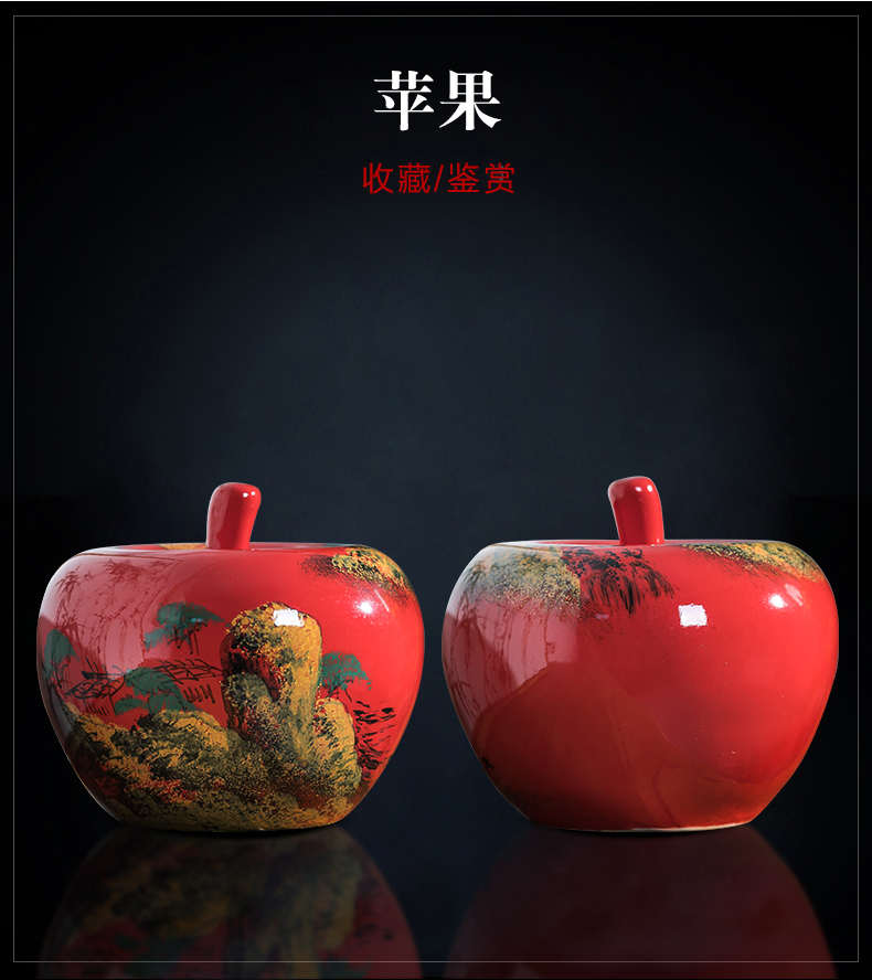 Jingdezhen ceramics hand draw freehand brushwork in traditional Chinese red vase Chinese flower arranging rich ancient frame sitting room adornment is placed