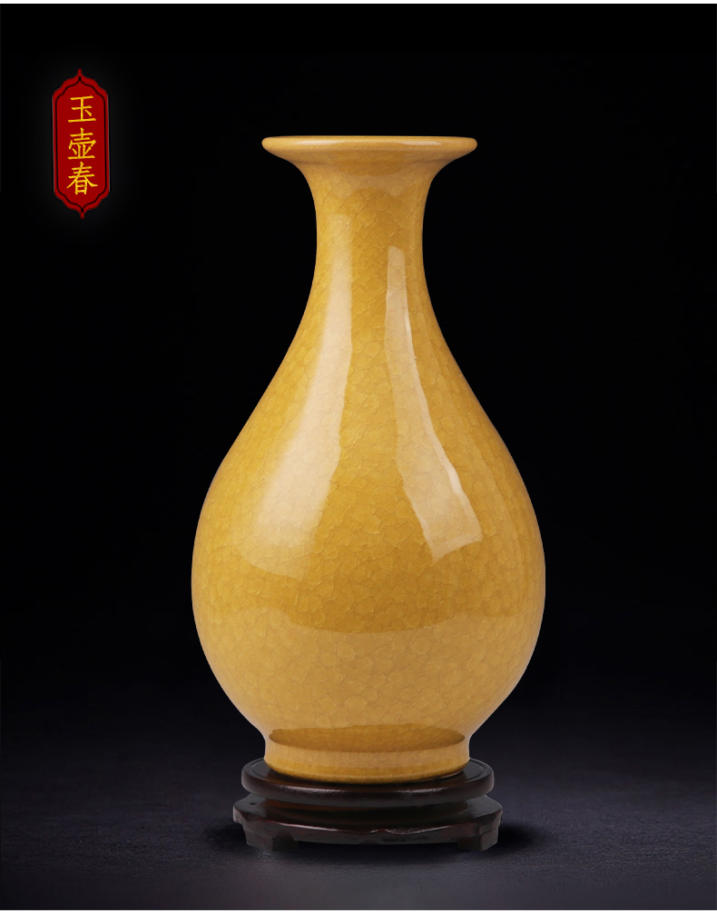 Sitting room place vase flower arrangement creative antique porcelain of jingdezhen ceramics TV ark, of Chinese style household ornaments