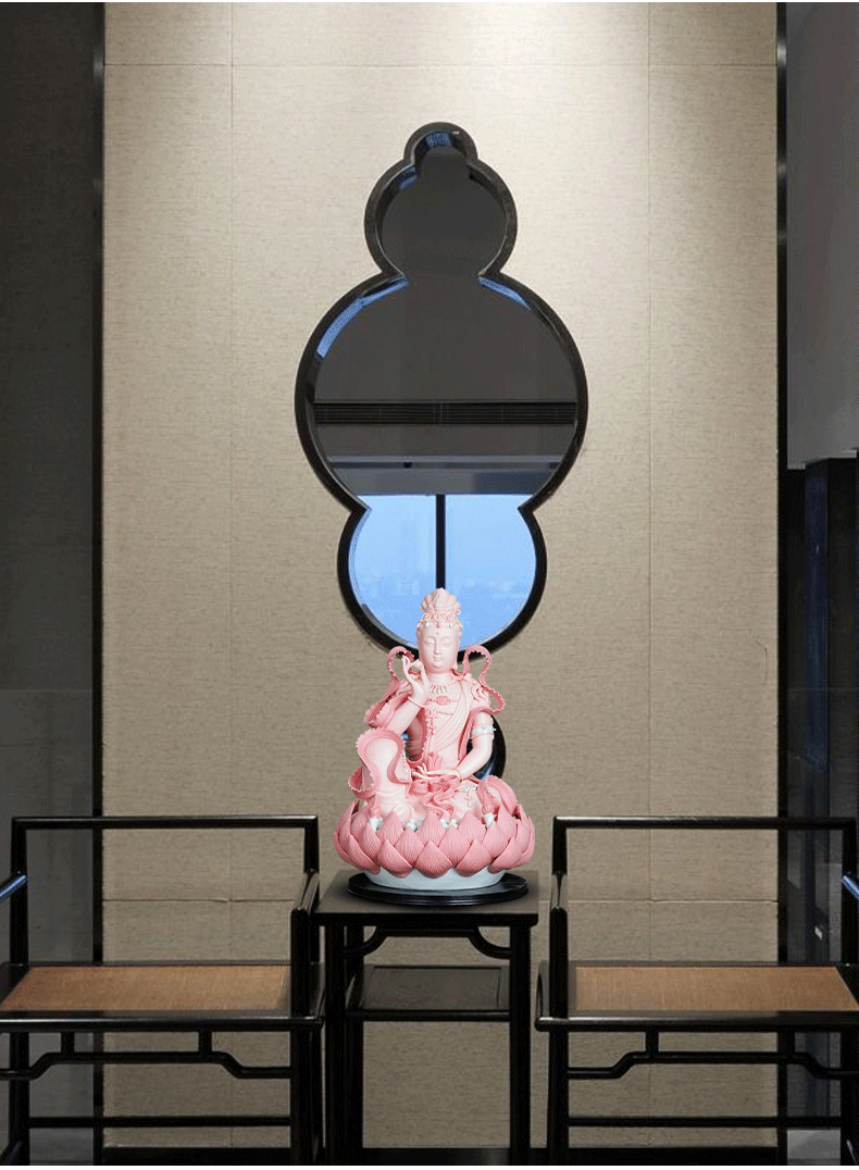 Hong xuan jingdezhen ceramics household home furnishing articles to the south China sea guanyin Buddha lotus avalokitesvara