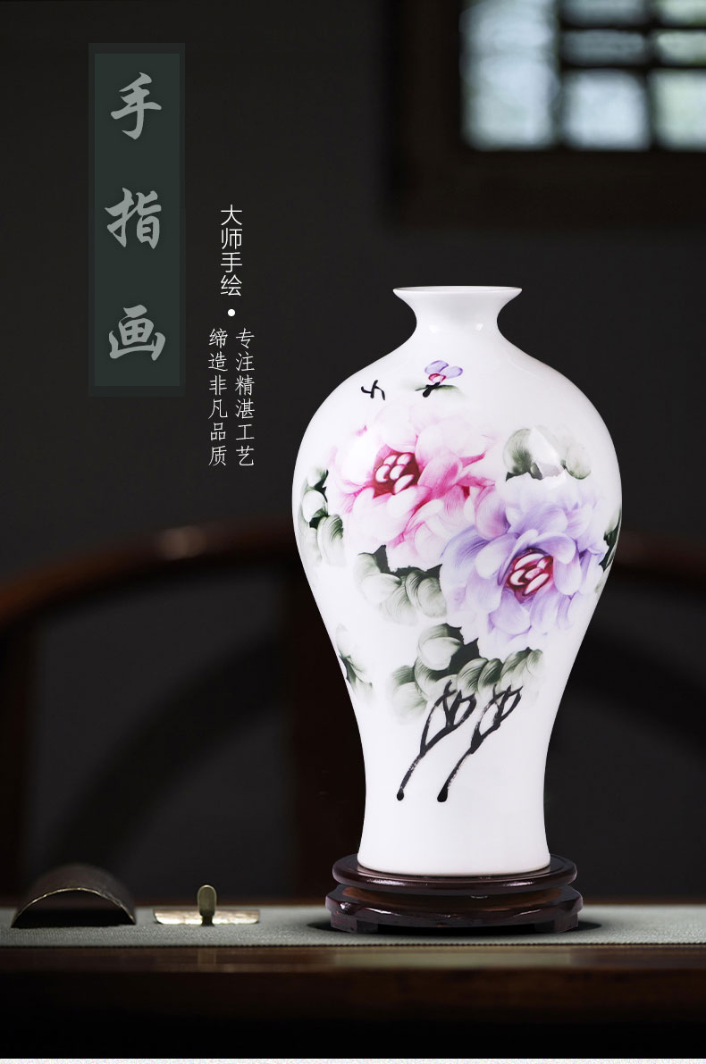 Manual hand - made porcelain jingdezhen ceramics vase son modern household TV ark adornment ornament household act the role ofing is tasted