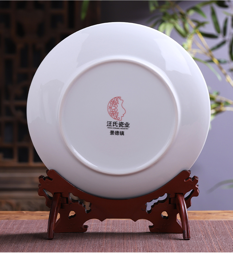 Jingdezhen ceramics hang dish gold rat rat fortune decorative plate decoration home sitting room ark, act the role ofing is tasted furnishing articles