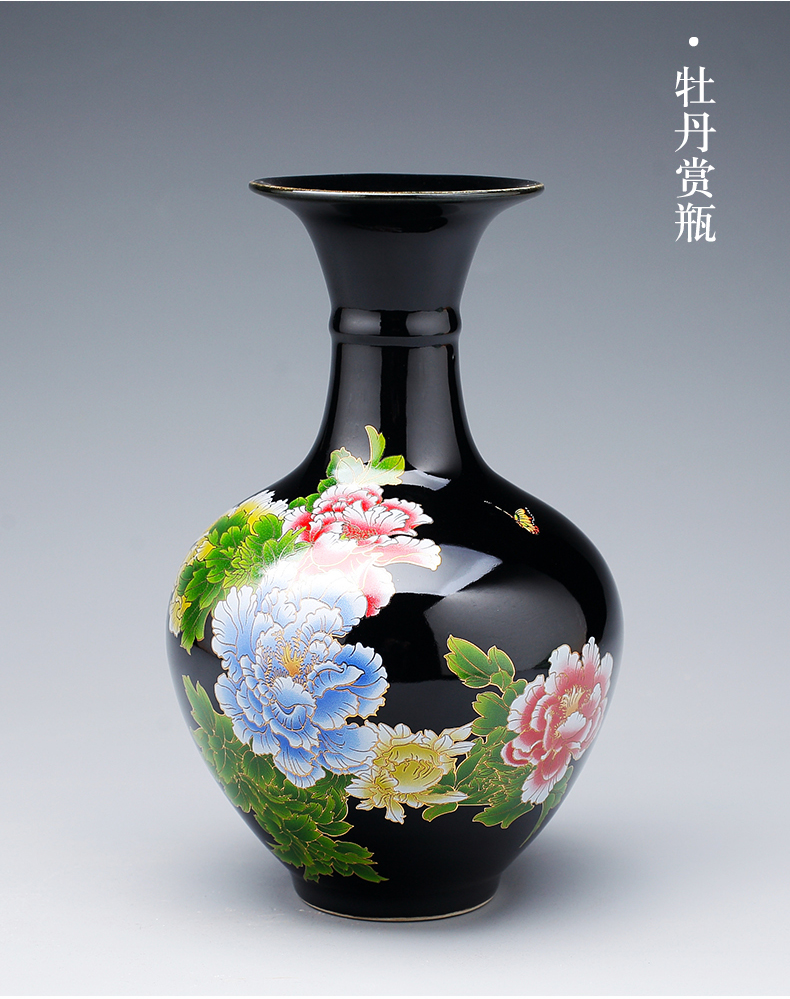 Porcelain of jingdezhen Porcelain floret bottle ceramic furnishing articles son sitting room flower arranging rich ancient frame wine appropriate home decoration