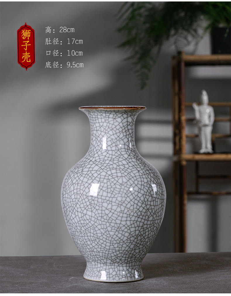 Jingdezhen porcelain antique vases, ceramic flower arranging home furnishing articles, the sitting room porch ark adornment porcelain restoring ancient ways