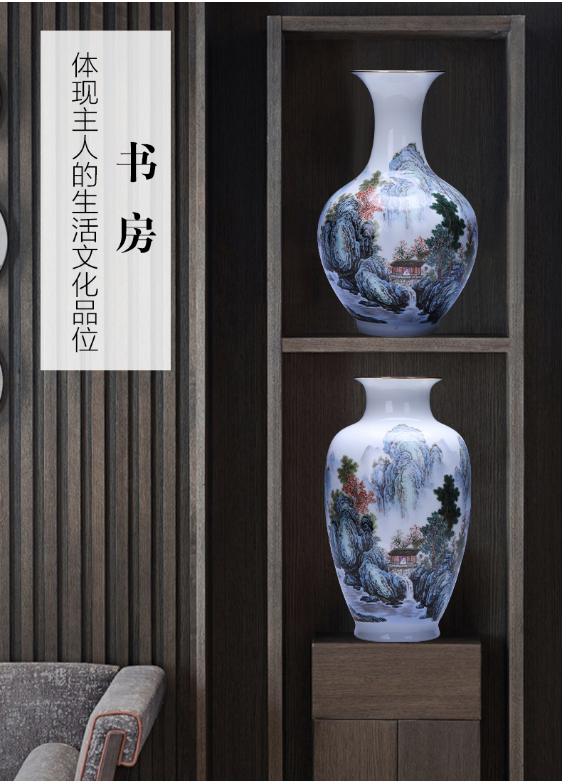 Jingdezhen ceramic vase furnishing articles and Chinese style porch, sitting room adornment porcelain porcelain decoration accessories