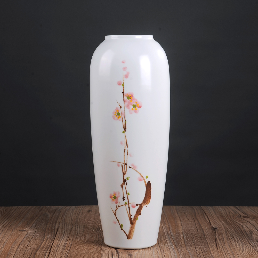 Jingdezhen ceramic vase furnishing articles sitting room flower arranging dried flower vases, flower implement creative three - piece household mesa adornment