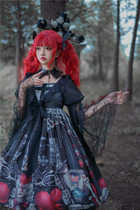 (Doll Paradise)L686 original lolita strawberry vampire op dress