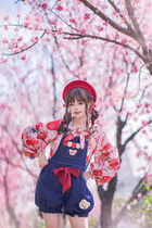 To Alice C6579 Original Bear Sugar and Leisure Lovely Print Shirt