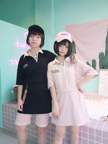  (To Alice)C434218 Original Love work funny text Handsome loose T-shirt dress