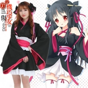 Cô gái thông minh máy Nhật Bản sẽ không bị thương phiên bản sửa đổi của tay áo kimono Cosplay nữ nhà khiêu vũ quần áo - Cosplay