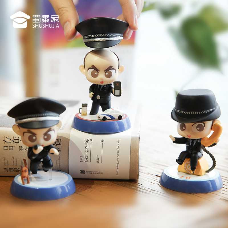 For the GongZhi Bald Paparazzi Hubby Birthday Gift to the Police Festive Gifts On-board the Festive Gift-in-Vehicle Pendulum Pieces