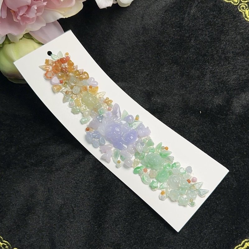 Yuxiufang Natural Jade Rainbow Colorful Floral Set Handmade Braided Cord Buyer Reviews Yuxiufang Natural Jade Rainbow Colorful Floral Set Handmade Braided Cord Buyer Reviews