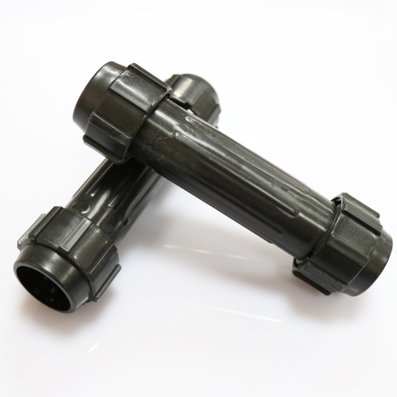 Bowing aluminium alloy short boat paddle connector 28mm aluminium bar pipe diameter universal connection tube