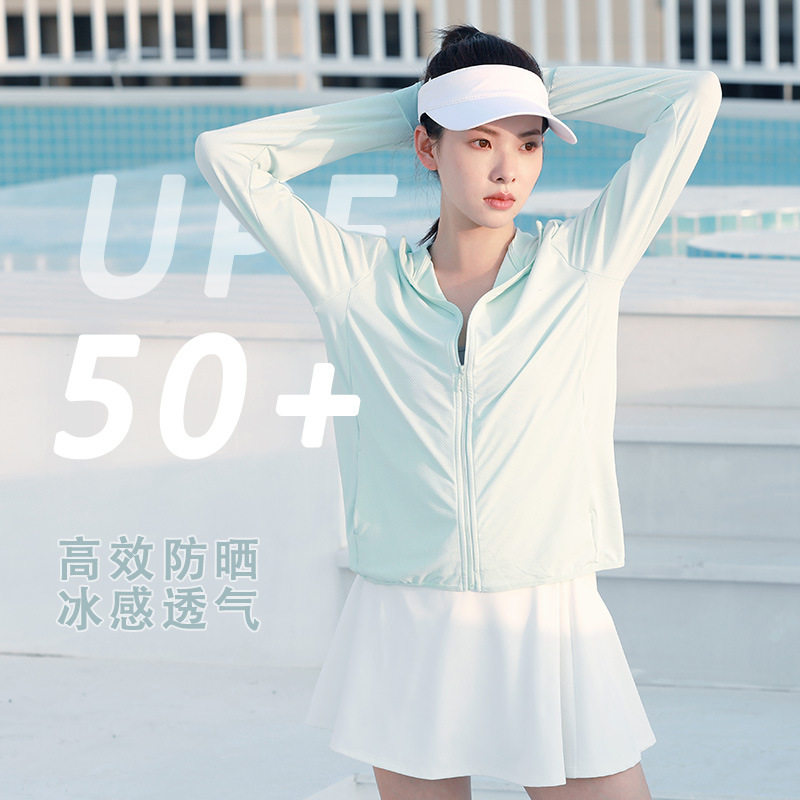Summer New Sun Sun Sun Sun Sun Sun Sunscreen Woman Outdoor Sleeve Breakthrough Dry Dry Clothes