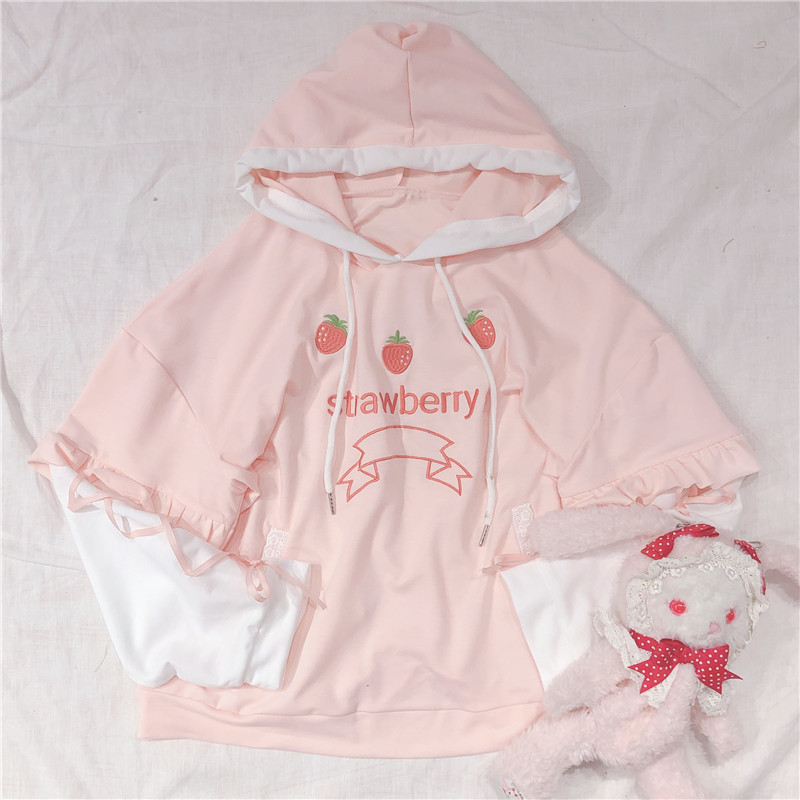 Kawaii Strawberry Harajuku Hoodie - Limited Edition