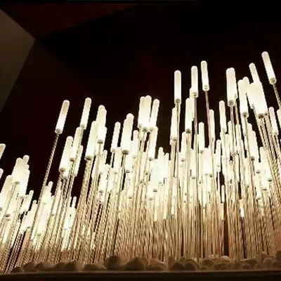 NASHE reed lamp Bionic lamp Wheat ear lamp Ball lamp Buried lamp Buried lamp Decorative lamp Straw lamp Flower lamp Christmas lamp