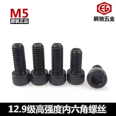 M5 12 9 grade Taiwan EG Pengchi hexagon socket screw high strength alloy steel cup head screw DIN912