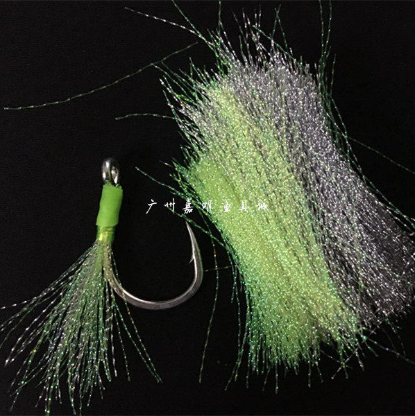 Sea fishing iron hook wire slow shaking iron hook glowing bright wire hook wire DIY hook auxiliary fishing gear supplies