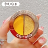 Детская двухцветная тени для век, матовые портативные палетка теней, косплей, европейский стиль