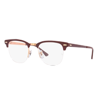 RayBan Ray-Ban Party Master Metal Square Men and Women Same Style Half-Frame Myopia Frame 0RX3716VM