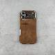 Black Embossed Cross Leather Phone Case for iPhone 17, 16, 15, 14 and 13