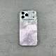 Black Embossed Cross Leather Phone Case for iPhone 17, 16, 15, 14 and 13