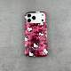 Black Embossed Cross Leather Phone Case for iPhone 17, 16, 15, 14 and 13
