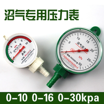 Biogas project installation accessories Biogas pressure gauge Waterproof pressure digester pointer pressure gauge Pressure scale meter