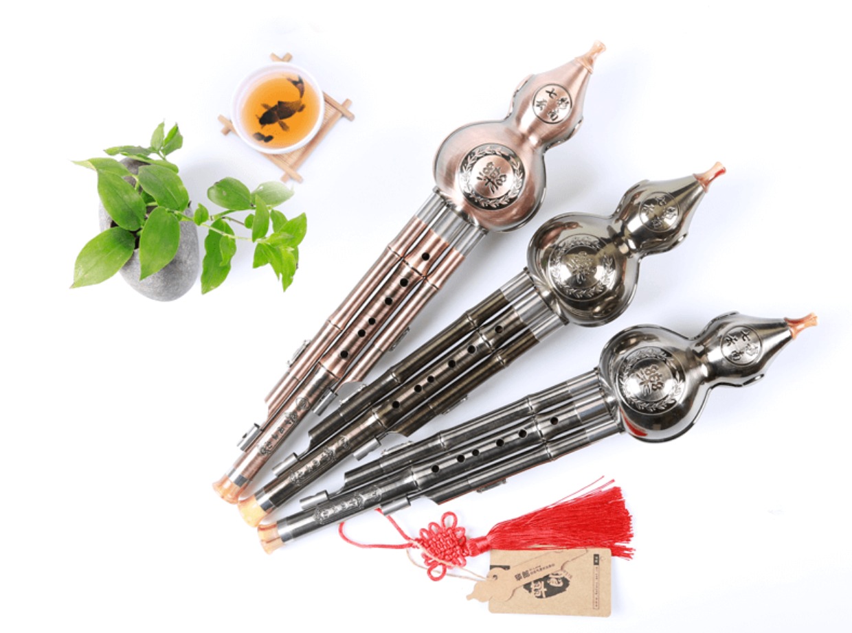 Cucurbits Nhạc cụ Người mới bắt đầu Lang Lang Mạ đồng Cucurbits Nhạc cụ C Điều chỉnh B Điều chỉnh A Điều chỉnh Dạy quà tặng - Nhạc cụ dân tộc đàn bầu