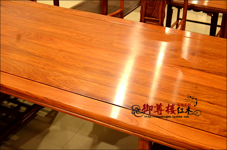 Gỗ gụ nội thất gỗ rắn Minh và nhà Thanh - Bàn / Bàn 	bộ bàn ghế gỗ phòng khách cổ điển