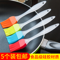 Silicone Oil Brush Kitchen branded pancake Edible Baking small brush Home High temperature resistant oil brushed with no hair Barbecue Brush