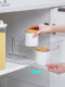 Storage box pulling track multi-function drawer slide rail without punching kitchen bathroom cabinet silent slide stickers