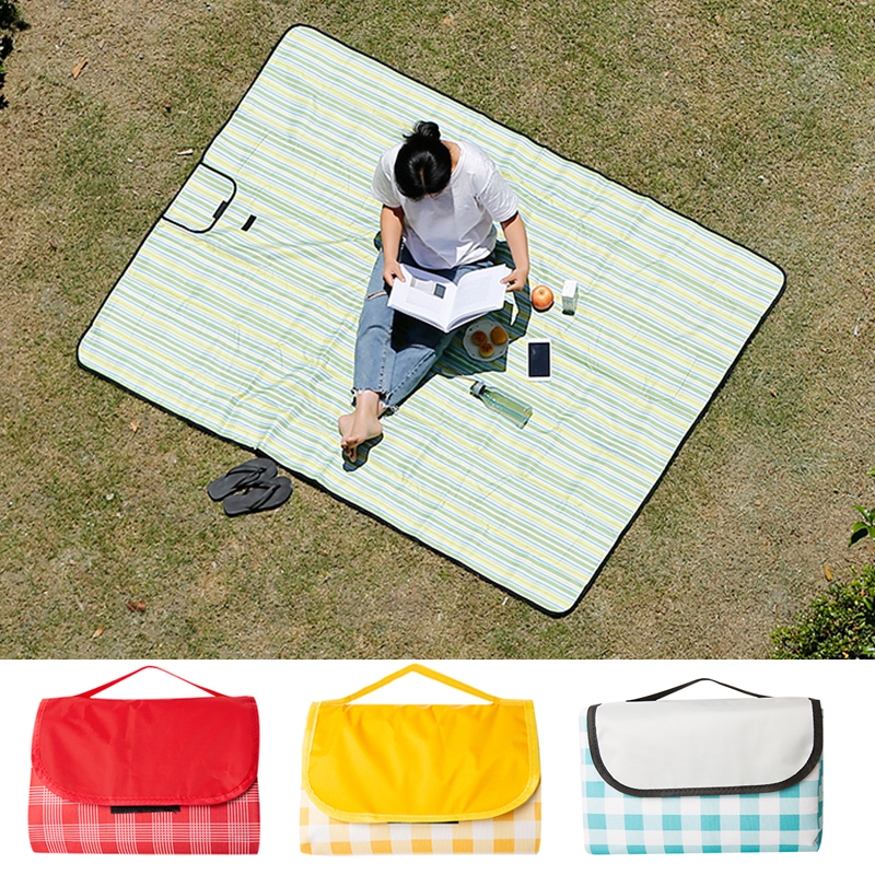 Picnic mat outdoor portable cookout cloth floor mat out floor mat moisture-proof foldable waterproof lawn beach mat