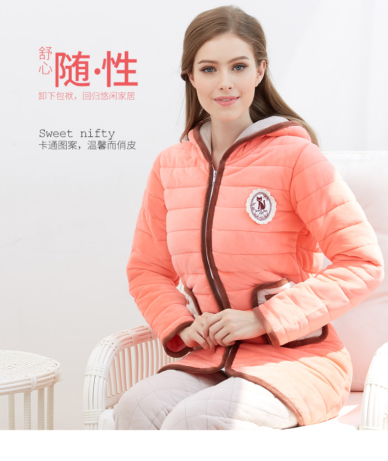 Pyjama pour femme à manches longues - Ref 2992381 Image 6