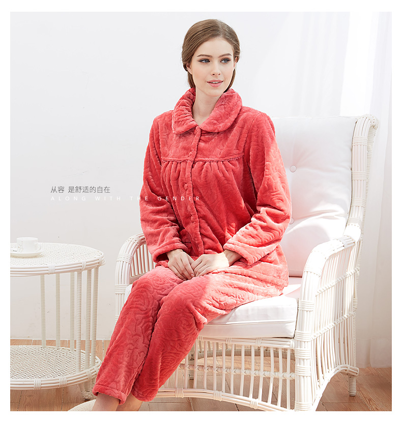 Pyjama pour femme à manches longues - Ref 2992373 Image 9