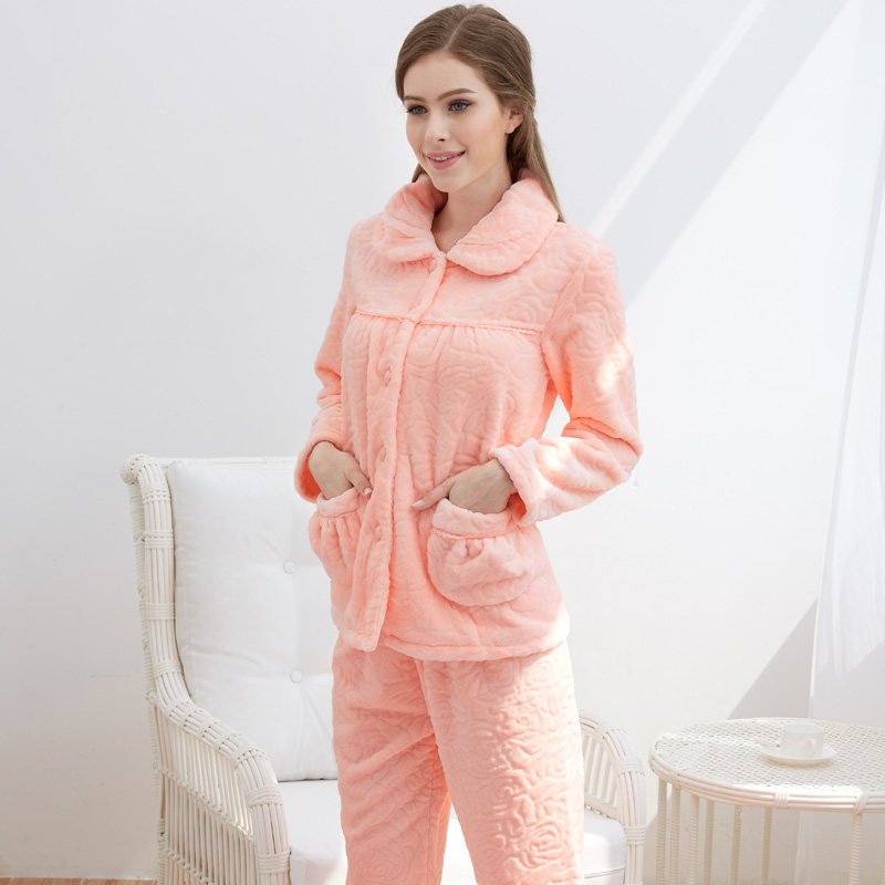 Pyjama pour femme à manches longues - Ref 2992382 Image 5