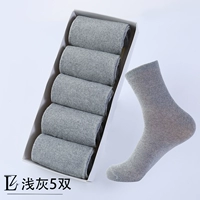 Чистое серое серые 5 пары голых носков