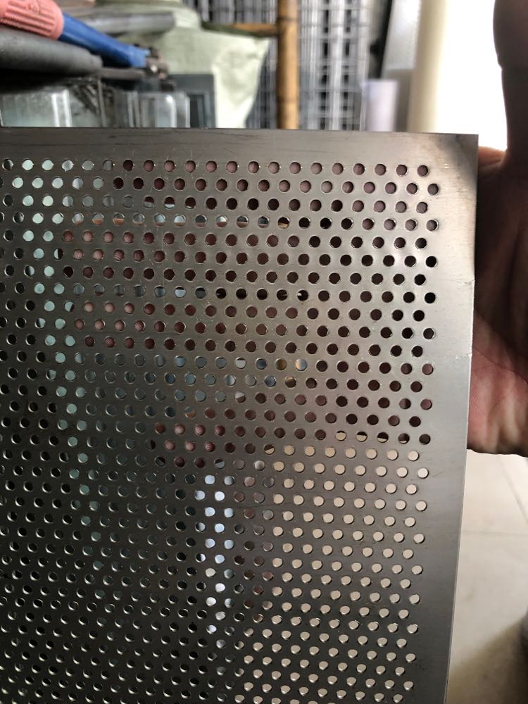 304 stainless steel punching plate mesh punching plate perforated mesh plate Round hole plate 1 0 thick*3 mm hole 1*2 m