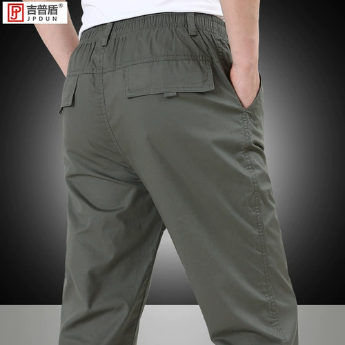 Летние хлопковые весенние штаны, высокая талия, свободный прямой крой, большой размер