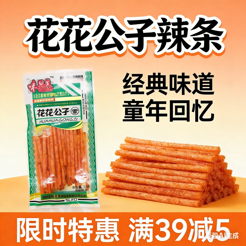 Weisimei Playboy Spicy Strips Childhood Classic Dry Beef Tendon Beef Sticks Campus Spicy Leisure Nostalgic Snacks Weisimei Playboy Spicy Strips Childhood Classic Dry Beef Tendon Beef Sticks Campus Spicy Leisure Nostalgic Snacks