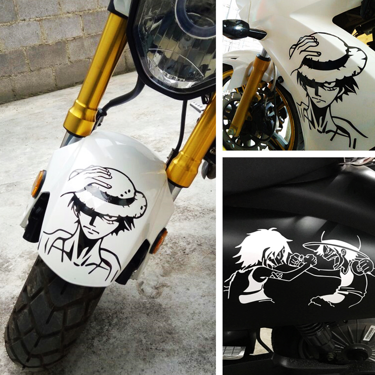 Sea Thief King Electric Battery Cross-country Pedal Locomotive Body Glistening Waterproof Sunscreen Personality Retrofit Stickler Flower Painting