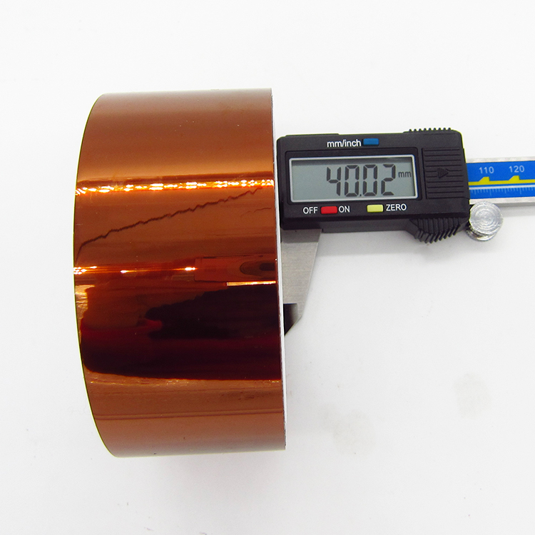 40MM vàng ngón tay trà màu băng nhiệt độ cao Polyimide cách nhiệt độ cao dây cao su dải băng pin - Băng keo băng keo giấy 3m