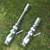 Портативный кальян из провинции Юньнань, большой мундштук из нержавеющей стали