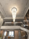 Chandelier for Duplex Lobby, Villa Living Room, Crystal Chandelier, Loft Duplex, Rural Self-Built House, Staircase Light