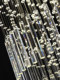Led Modern Minimalist Duplex Staircase Chandelier Crystal Lamp Rotating Staircase Lamp Long Chandelier Villa Lobby Pendant Light