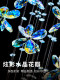 Crystal Alliance Duplex Floor-To-Ceiling Chandelier Loft Apartment Iridescent Crystal Lamp Villa Living Room Spiral Staircase Long Chandelier
