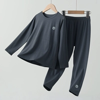 Дымчато-серый [лиоцелл, тенсель, хлопок + однотонный двухслойный комплект защиты живота]